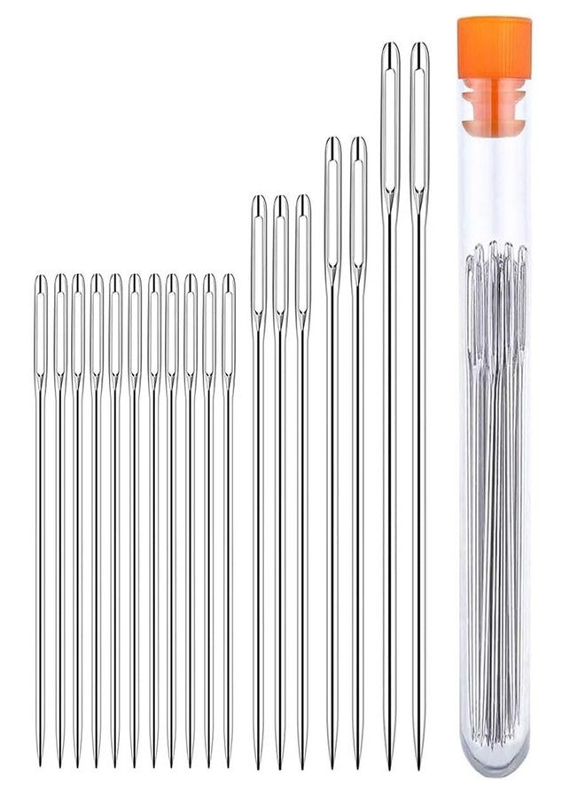 GEMSY Hand Sewing Needle Set - Premium Large Eye Steel Needles for Mending, Embroidery, Crafting & Cloth Repair - Perfect for DIY Stitching & Quilting Projects - Image 2